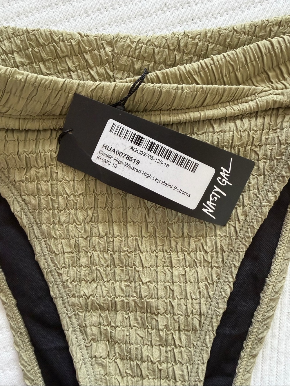 NWT Nasty Gal High Waisted Bikini Bottoms 6 - Picture 2 of 4